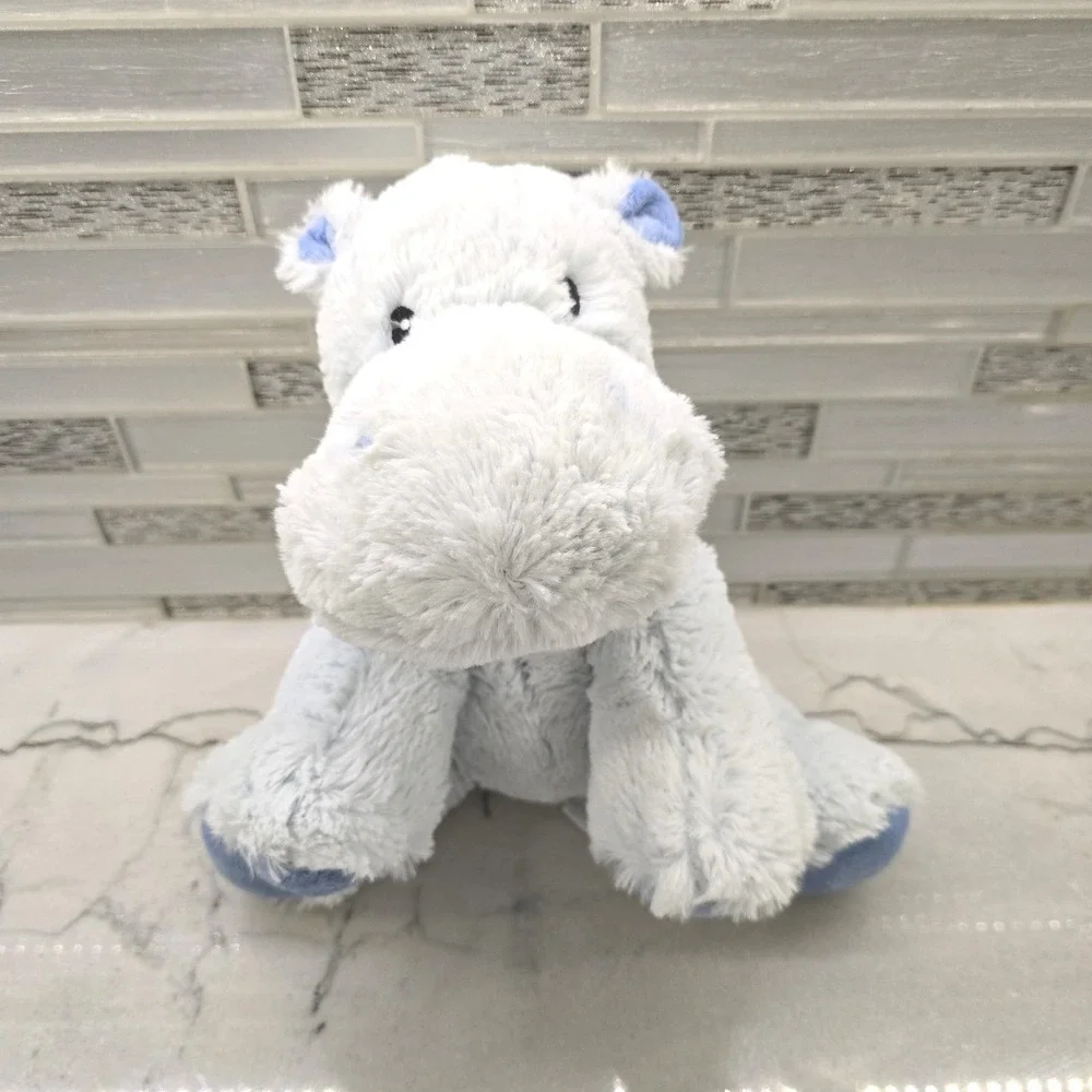Russ Baby Hippy Blue Hippo Plush Stuffed Animal Toy  11
